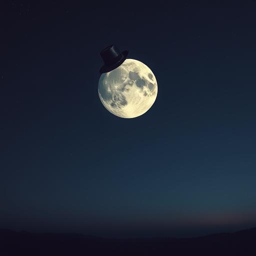 Månen, der tabte sin hat