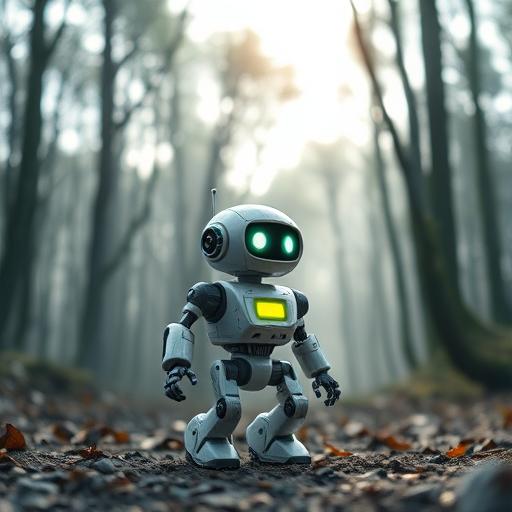 Den lille robot i skoven